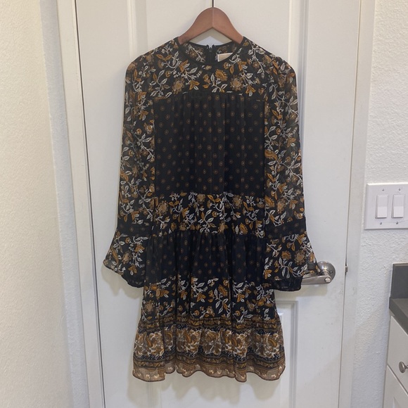 Michael Kors Fall Paisley Dress XS - Picture 5 of 7